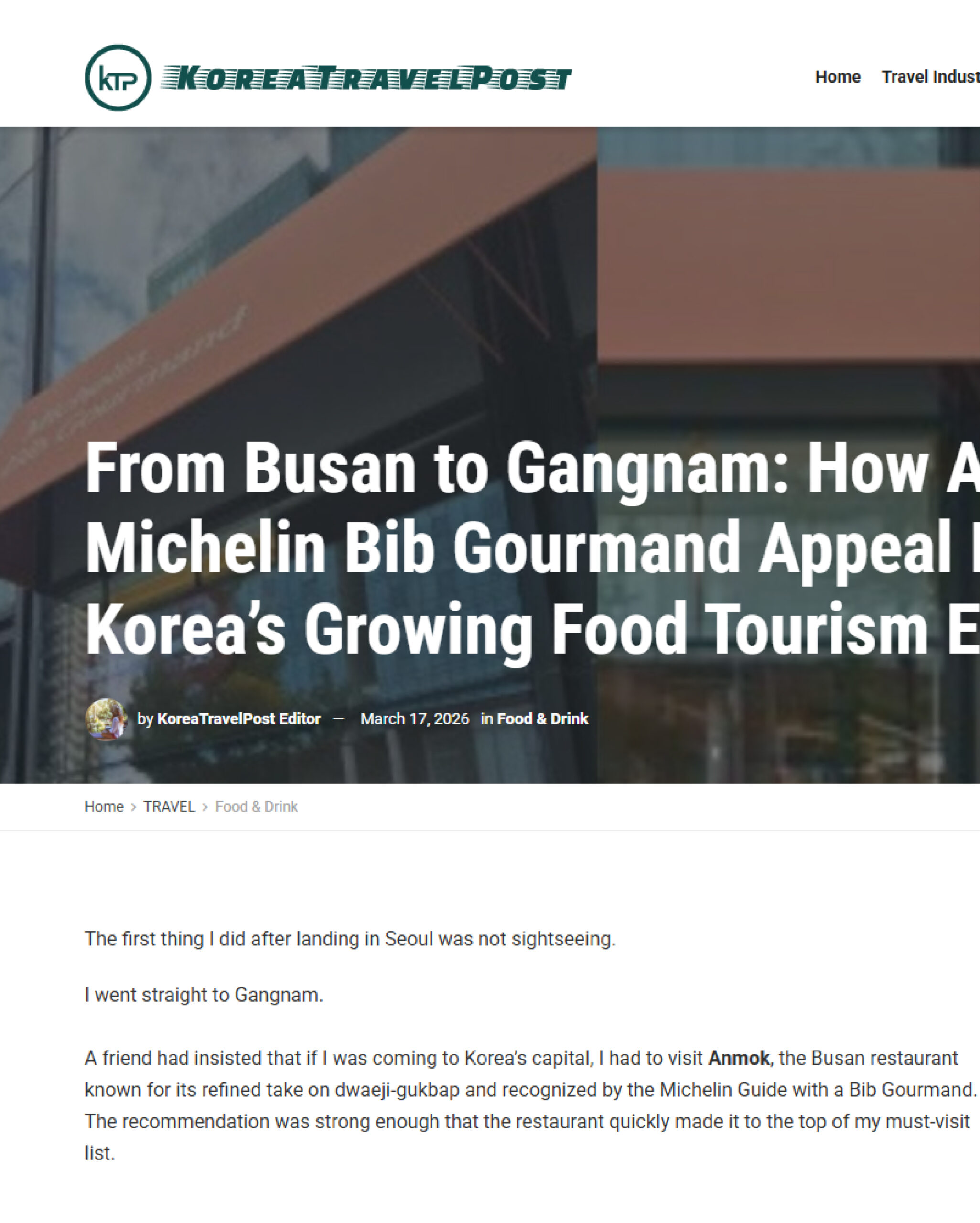 Featured in KoreaTravelPost